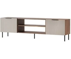 Laikiklis Cama Meble Cama ALMERA televizoriaus spintelė 180,5x42x52,5 riešuto/kašmyro