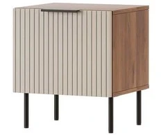 Cama Meble Cama Naktinė spintelė, 2 vnt. ALMERA 50x42x44 riešutmedžio/kašmyro spalvos