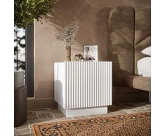 Cama Meble Cama Bedside cabinet, 2 pcs, LIVERTI, 45x42x47, baltas