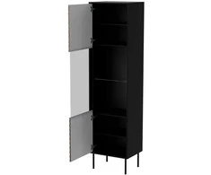 Cama Meble Cama CORTINA display cabinet 53x40x182 juodas