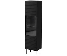 Cama Meble Cama CORTINA display cabinet 53x40x182 juodas