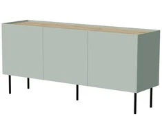 Cama Meble Cama FELLINI komoda 150x40x70 alyvuogių + alyvuoto ąžuolo stalviršis