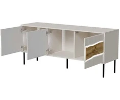 Laikiklis Cama Meble Cama INSERTO 3D TV spintelė 143,5x40x61,5 kašmyras + LED