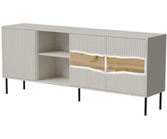 Cama Meble Cama INSERTO 3D1W komoda 190x40x80 kašmyro + LED