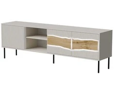Laikiklis Cama Meble Cama INSERTO 3D1W TV spintelė 190x40x61.5 kašmyras + LED
