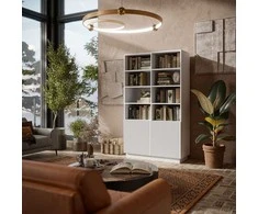 Cama Meble Cama LIVERTI bookcase 100x42x171 baltas