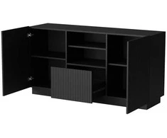 Cama Meble Cama LIVERTI komoda 150x42x78 juodas