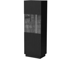 Cama Meble Cama LIVERTI display cabinet 59.5x42x178 juodas