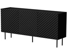 Cama Meble Cama LUCCA 3D komoda 165x40x80 juodas