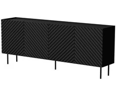 Cama Meble Cama LUCCA 4D komoda, 200x40x80, juoda