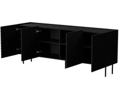 Cama Meble Cama LUCCA 4D komoda, 200x40x80, juoda