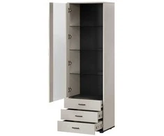 Cama Meble Cama S1 SOHO display cabinet 60x41x192 cashmere + juodas