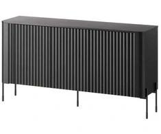 Cama Meble Cama VERA chest of drawers 150x40x80 juodas matt