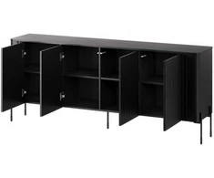 Cama Meble Cama VERA komoda 190x40x80 juodas matinis