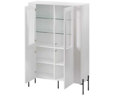 Cama Meble Cama VERA display cabinet 110x40x160 matt baltas