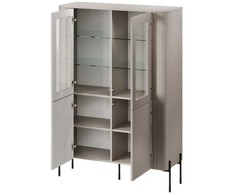Cama Meble Cama VERA display cabinet 110x40x160 matt cashmere