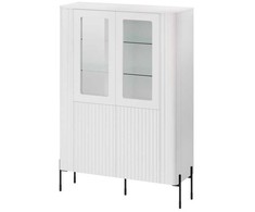 Cama Meble Cama VERA display cabinet 110x40x160 matt baltas