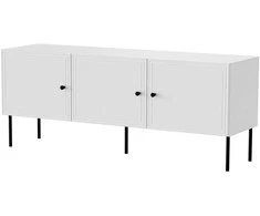 Cama Meble Cama RTV 3D cabinet PALAZZO BIS 151x40x60 baltas matt