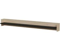 Cama Meble Cama Shelf PORTO 150x18x16.5 oak/juodas