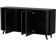 Cama Meble Komoda - Cama Volare 151 x 39 x 75 cm Juoda/San Sebastianas