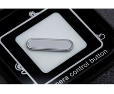 OEM kameros valdymo aktyvus mygtukas, tinkantis IPHONE 16 serijos dėklui, „Drop Glue“ / „Clear Mag Cover“, sidabrinis