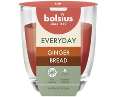 Žvakė, aromatinė Bolsius Ginger Bread, 21 h, Raudona