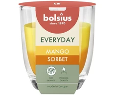 Žvakė, aromatinė Bolsius Mango Sorbet, 21 h Geltona/Oranžinė