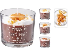Nežinomas Candle. aromatic Desert. 30 h. 350 g. Brown col.