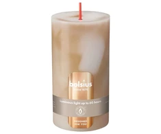Candle. cylindrical Bolsius Botticino rusvai gelsvas. 13/6.8cm