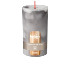 Candle. cylindrical Bolsius Carrara Pilkas. 13/6.8 cm