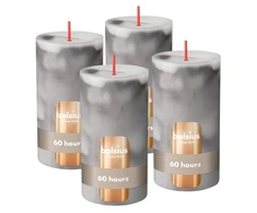 Candle. cylindrical Bolsius Carrara Pilkas. 13/6.8 cm