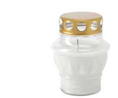 Candle Geralda Mango. 24 h. Transparent col.