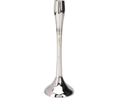 None Candle holder A98810570. aliuminio. 26 cm. sidabrinis col.