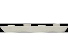 Žvakidė Atmosphera Cheri, keramika, L32 cm, balta