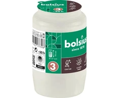 Aliejinė kapų žvakė Angela Exclusive Bolsius baltos