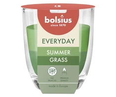 Žvakė, aromatinė Bolsius Summer Grass, 21 h, Žalia