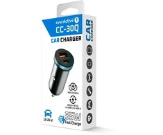 Car charger everActive CC-30Q USB + USB-C QC 3.0 PD 35W