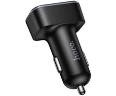 Car charger Hoco 2xUSB A + 2xUSB C PD QC3.0 42W Z63 juodas