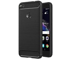 Dėklas Oem Case for Huawei P8 LITE 2017 / P9 LITE 2017 Carbon juodas