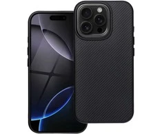 Dėklas Oem Case for iPhone 14 PRO Carbon Elite Mag Cover compatible with MagSafe juodas