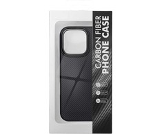 OEM dėklas, skirtas iPhone 14, Carbon Elite Mag Cover, suderinamas su MagSafe juodas