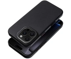 OEM dėklas, skirtas iPhone 17 AIR Carbon Elite Mag Cover, suderinamas su MagSafe juodas