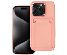 „Oem“ dėklas, skirtas „iPhone 15 PRO“ kortelių dėklui, rožinis