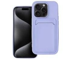 OEM dėklas iPhone 15 PRO kortelių dėklas violetinė