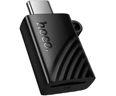 Card reader TF 2.0 USB-C Hoco HB53 juodas