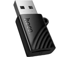 Card reader TF USB-A Hoco HB53 juodas