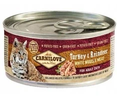 Carni Love Cat konservai katėms kalakutiena&amp;elniena 100g