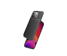 Dėklas Oem Case for iPhone 13 PRO MAX Carbon Premium juodas