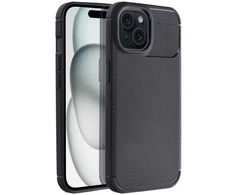 Dėklas Oem Case for iPhone 15 Carbon Premium juodas