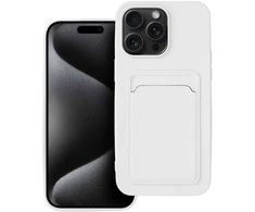OEM dėklas, skirtas „iPhone 15 PRO MAX“ kortelių dėklui, baltas